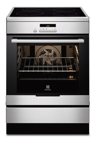 Electrolux EKI6771DOX Freestanding Induction hob A Black,Stainless steel cooker