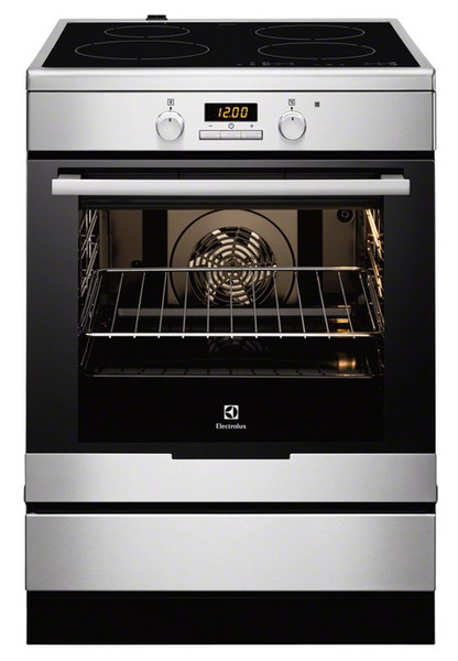 Electrolux EKI6451AOX Freestanding Induction hob A Black,Stainless steel cooker