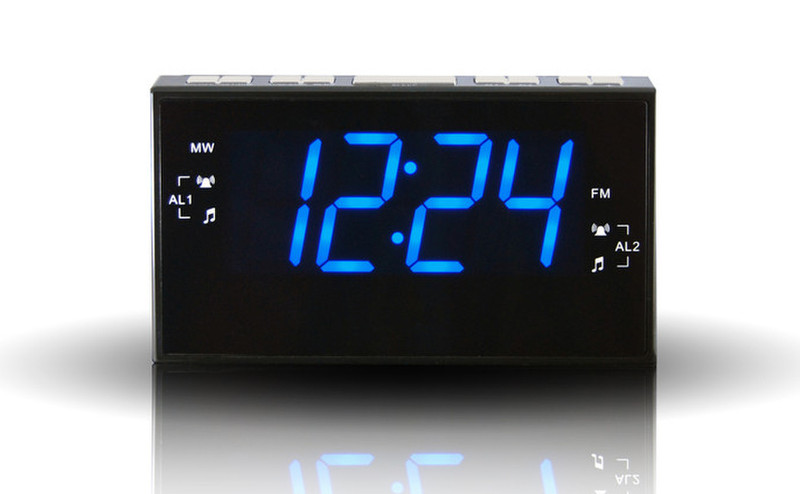 Mpman FRA 202 Часы Черный радиоприемник