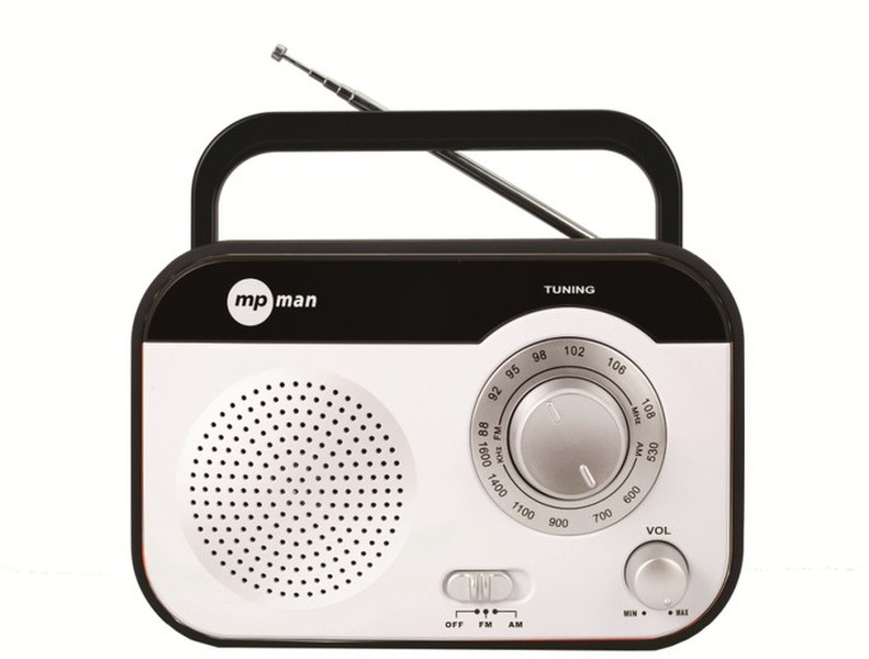 Mpman RPS 680 Tragbar Weiß Radio
