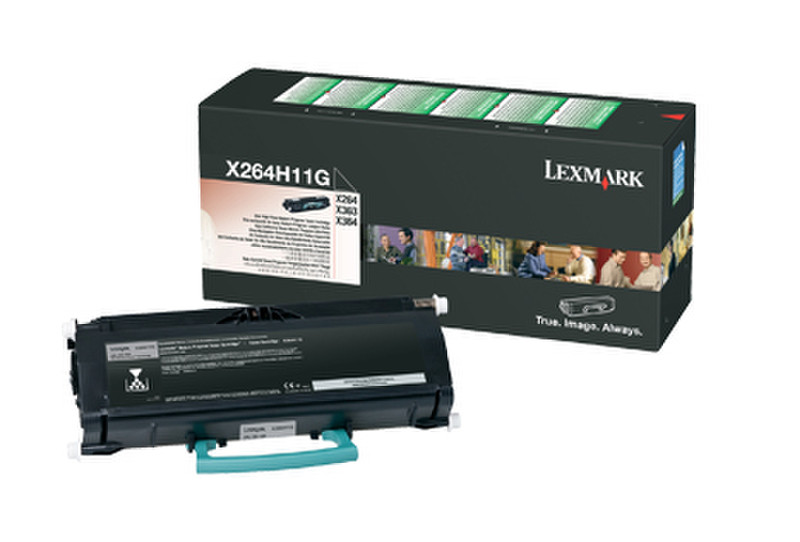 Lexmark X264H11G 9000страниц Черный тонер и картридж для лазерного принтера
