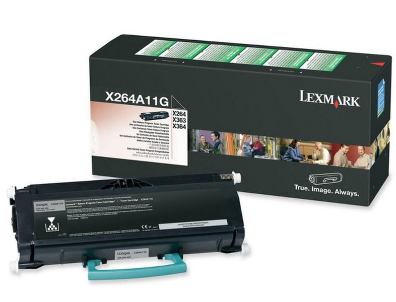 Lexmark X264A11G Cartridge 3500pages Black laser toner & cartridge