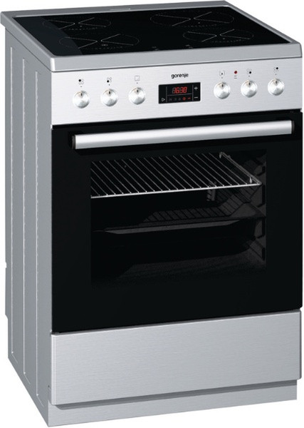 Gorenje EI6306ZX Freistehend Induktionskochfeld A-20% Schwarz, Silber, Edelstahl