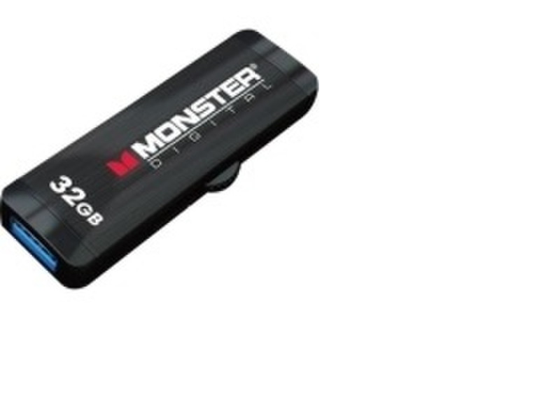 Monster Digital OTG USB 3.0 32 GB 32ГБ USB 3.0/Micro-USB Черный USB флеш накопитель
