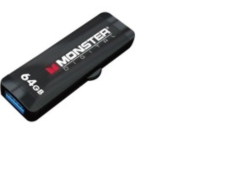 Monster Digital OTG USB 3.0 64GB 64ГБ USB 3.0/Micro-USB Черный USB флеш накопитель