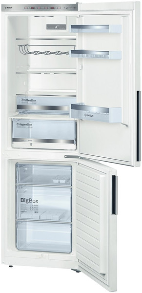 Bosch KGE36DW40 Отдельностоящий 215л 89л A+++ Белый холодильник с морозильной камерой