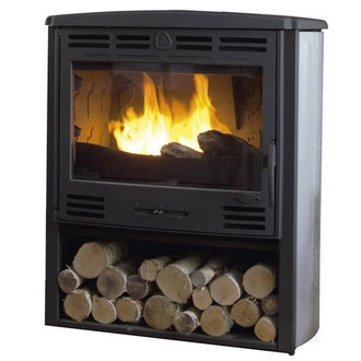 Godin Grand Bois Firewood Black,Grey stove