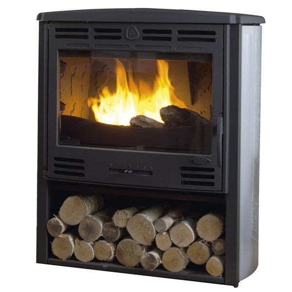 Godin Grand Bois Firewood Black,Grey stove