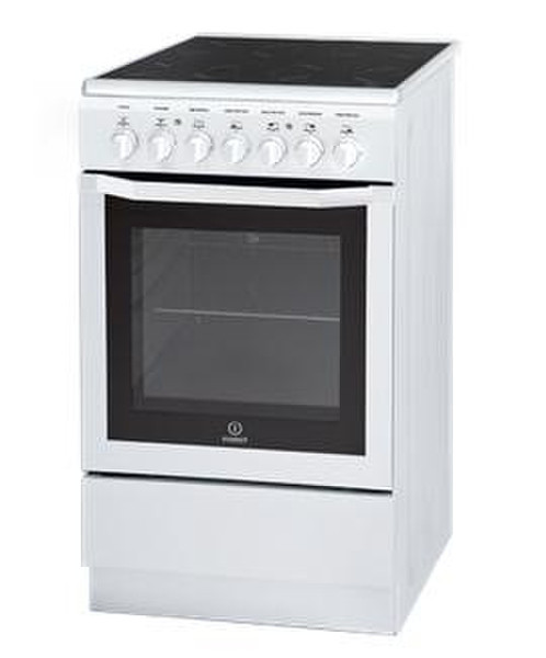 Indesit I5VMC1A(W) FR Отдельностоящий A Белый кухонная плита