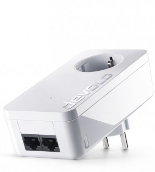 Devolo dLAN 550 duo+ 500Mbit/s Eingebauter Ethernet-Anschluss Weiß 1Stück(e) PowerLine Netzwerkadapter