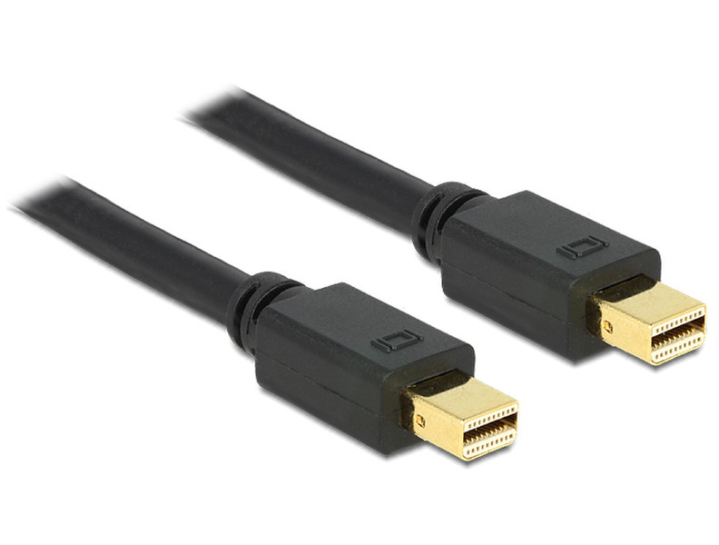 DeLOCK 83477 5м Mini DisplayPort Mini DisplayPort Черный DisplayPort кабель