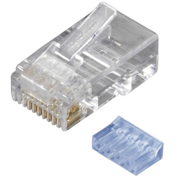 Black Box FMTP6-R2-25PAK RJ-45 Transparent wire connector
