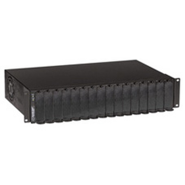 Black Box LinkGain 2U Черный шасси коммутатора/модульные коммутаторы