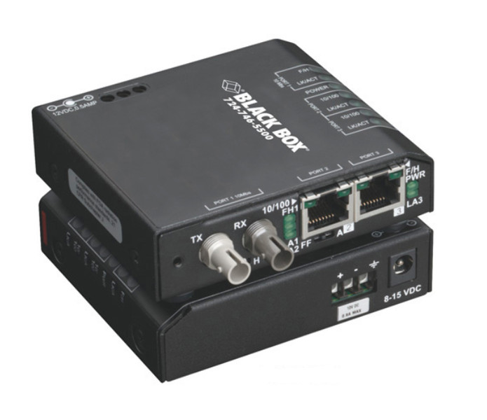 Black Box LBH100A-H-SC-12 network media converter