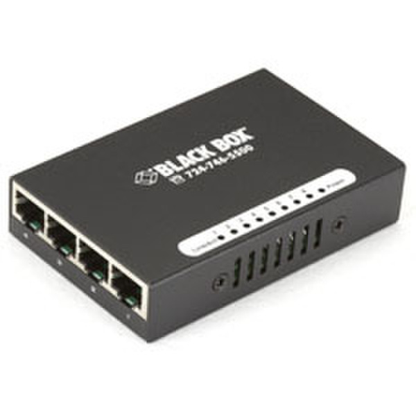 Black Box LBS008A Unmanaged L2 Fast Ethernet (10/100) Black network switch