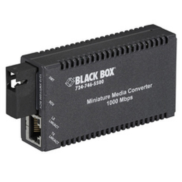 Black Box MultiPower Miniature 1000Mbit/s Single-mode Black