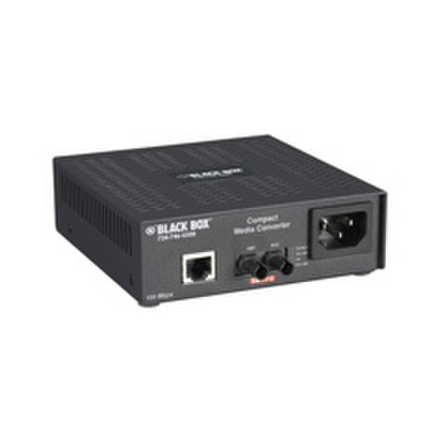 Black Box LHC005A-R4 100Mbit/s 1310nm Single-mode Black network media converter