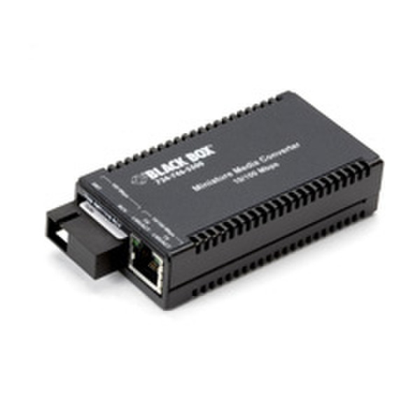 Black Box LHC029A-R2 100Mbit/s 1550nm Single-mode Black network media converter