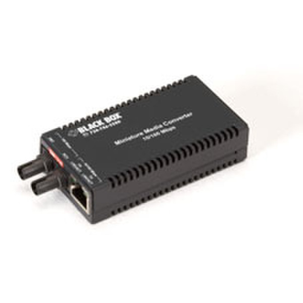 Black Box LHC036A-R2 100Mbit/s 1310nm Single-mode Black network media converter