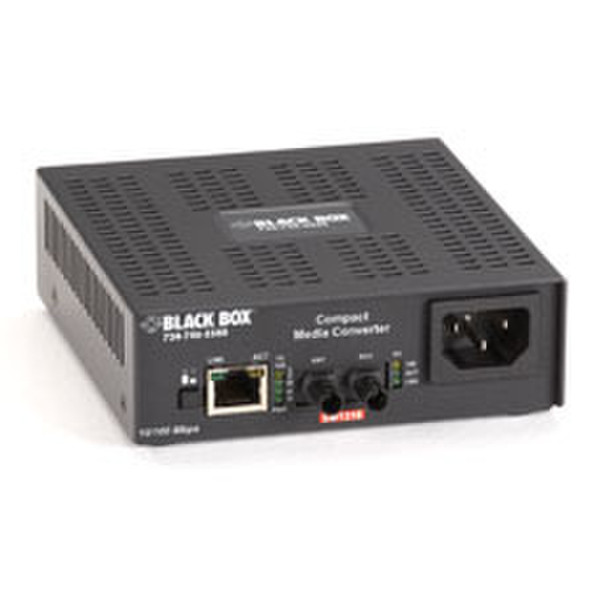 Black Box LMC7003A-R4 100Mbit/s 1310nm Single-mode Black network media converter