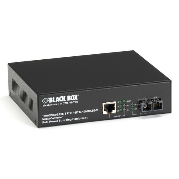 Black Box LPS500A-MM-SC network media converter