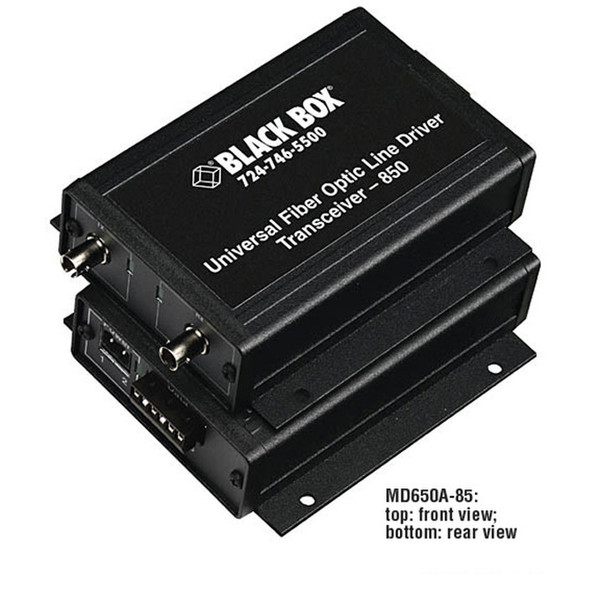 Black Box MD650A-13 Network transmitter & receiver Black