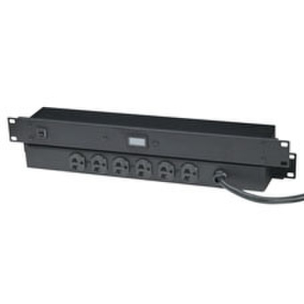 Black Box PS365A-R2 6AC outlet(s) 1U Black power distribution unit (PDU)