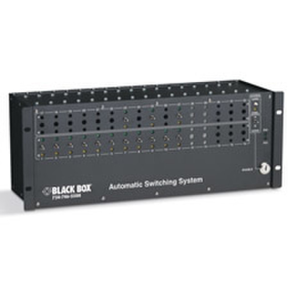 Black Box SM500A 4U Черный шасси коммутатора/модульные коммутаторы