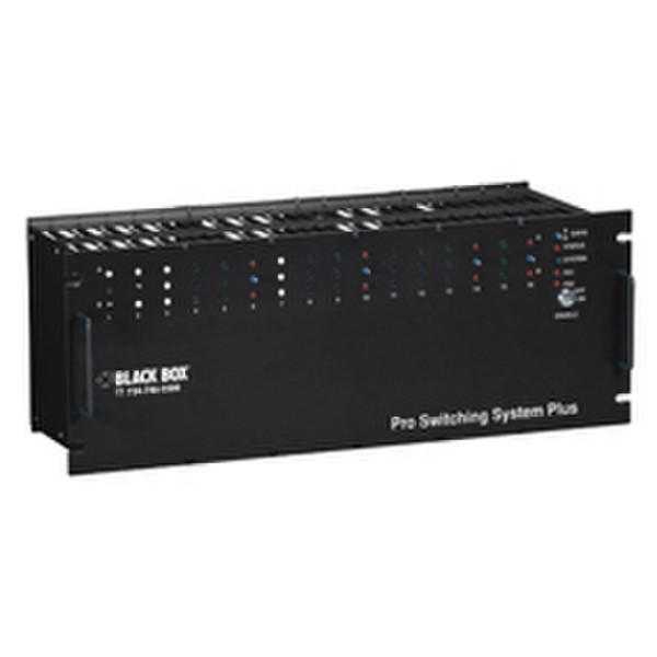 Black Box SM960A 4U Черный шасси коммутатора/модульные коммутаторы