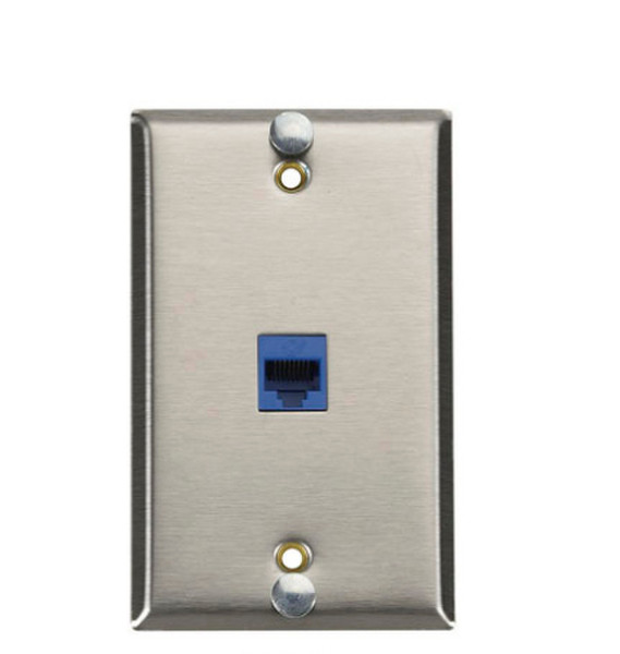 Black Box WP369C5E Metallic switch plate/outlet cover