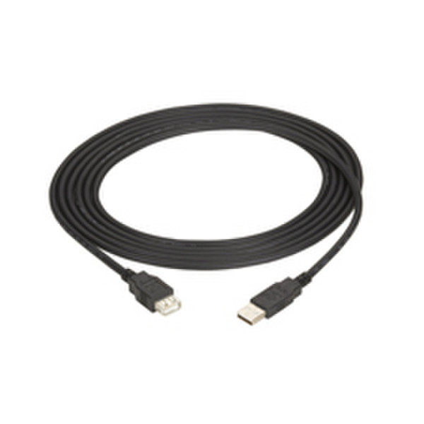 Black Box USB05E-0003 0.9м USB A USB A Черный кабель USB