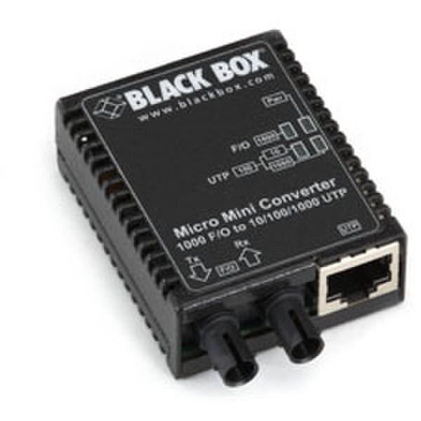 Black Box LMC4001A 1000Mbit/s 850nm Multi-mode Black network media converter