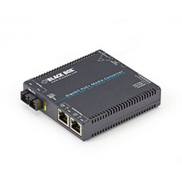 Black Box LGC5212A 1000Mbit/s 1310nm Single-mode Black network media converter