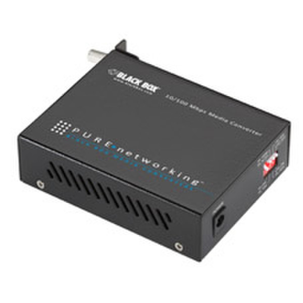 Black Box LHC202A 100Mbit/s 1310nm Single-mode Black network media converter