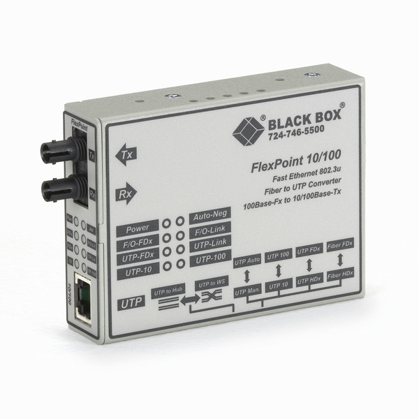 Black Box LMC100A-SM-R3 network media converter