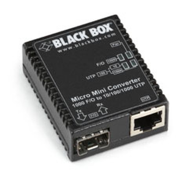 Black Box LMC4000A 1000Mbit/s Black network media converter