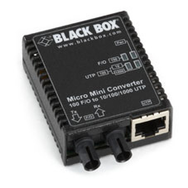 Black Box LMC401A 1000Mbit/s 1310nm Multi-mode Black network media converter