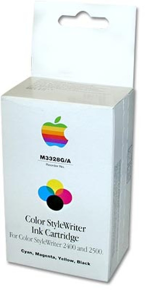 Apple Color StyleWriter Ink Cartridge 2400/2500 (CMYK) black,cyan,magenta,yellow ink cartridge