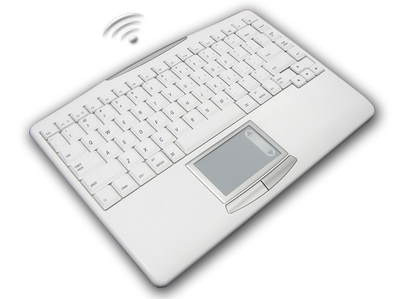 Adesso WKB-4000MAC Беспроводной RF QWERTY Белый клавиатура
