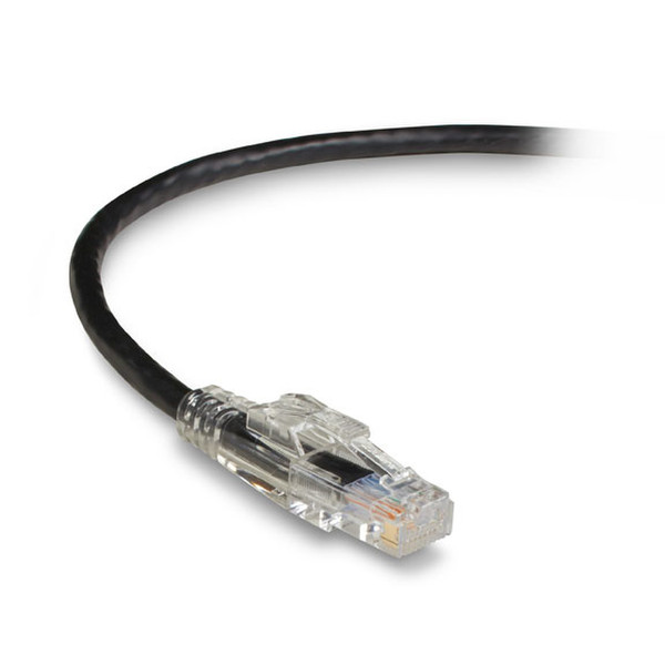 Black Box 6ft CAT5e UTP 1.8m Cat5e U/UTP (UTP) Black networking cable