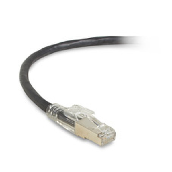 Black Box 10ft Cat6a 3m Cat6a F/UTP (FTP) Black networking cable