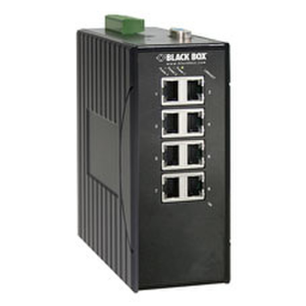 Black Box LEH908A Управляемый L2 Fast Ethernet (10/100) Черный сетевой коммутатор