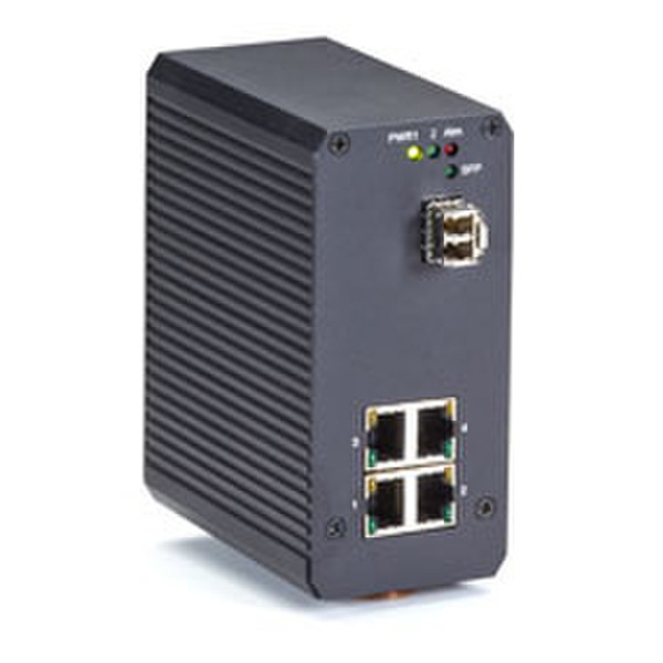 Black Box LPH1004A ungemanaged L2 Gigabit Ethernet (10/100/1000) Energie Über Ethernet (PoE) Unterstützung Schwarz Netzwerk-Switch