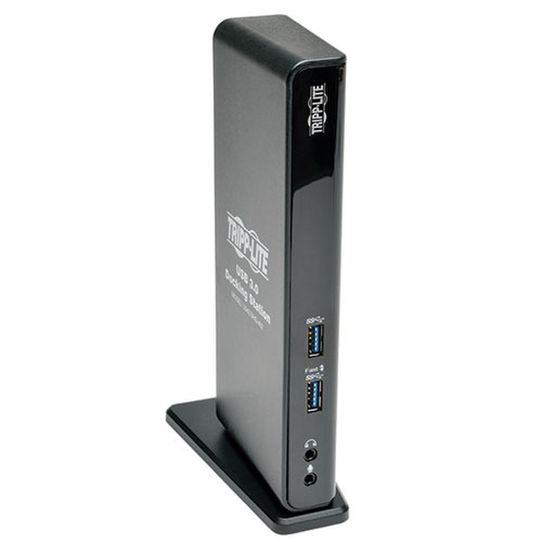 Tripp Lite USB 3.0 Laptop Dual Head Docking Station - HDMI and DVI Video, Audio, USB Hub Ports and Ethernet