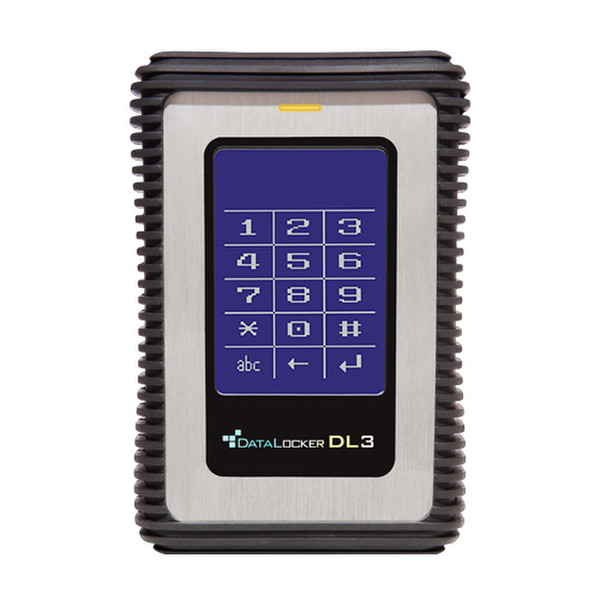 DataLocker DL2000V32F 3.0 (3.1 Gen 1) 2000GB Schwarz, Grau Externe Festplatte