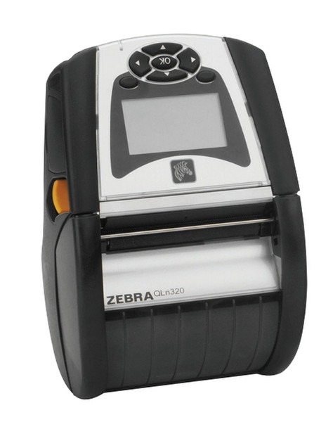 Zebra QLn320 Прямая термопечать Mobile printer 203 x 203dpi Черный