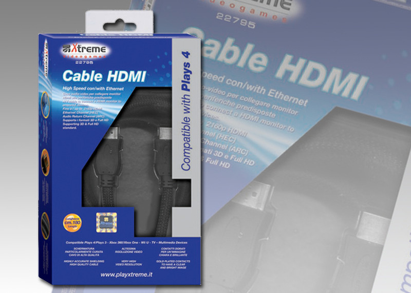 Xtreme 22796 HDMI HDMI Schwarz HDMI-Kabel