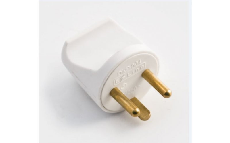 Mercodan 940077 White power plug adapter