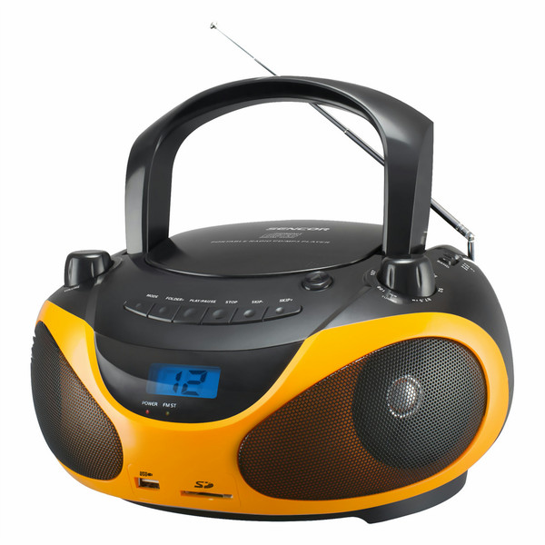Sencor SPT 228 BO Portable CD player Black,Orange