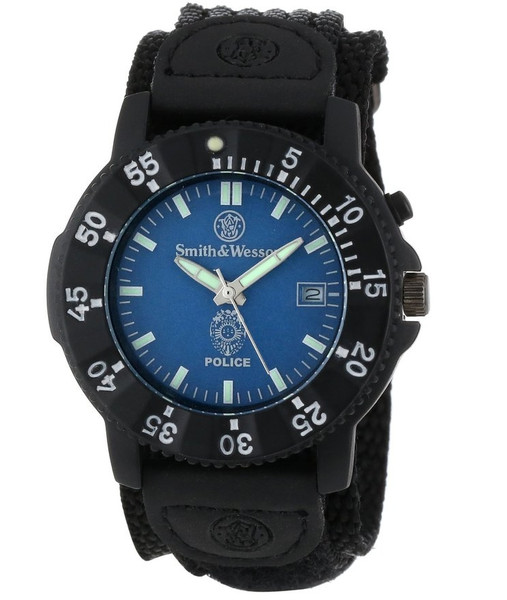 Smith & Wesson SWW-455P Wristwatch Male Quartz Black,White watch